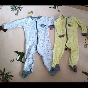 9M Boys footed sleepers